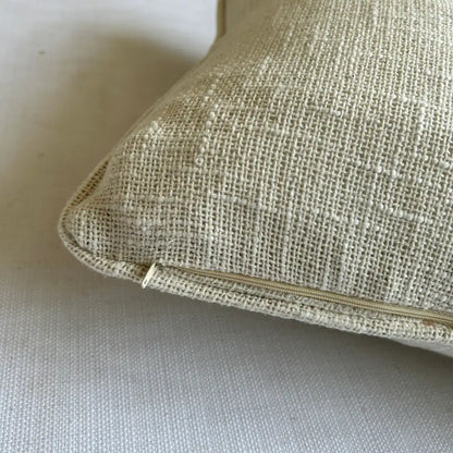 Dual Texture Cream - Premium Cushion Cover