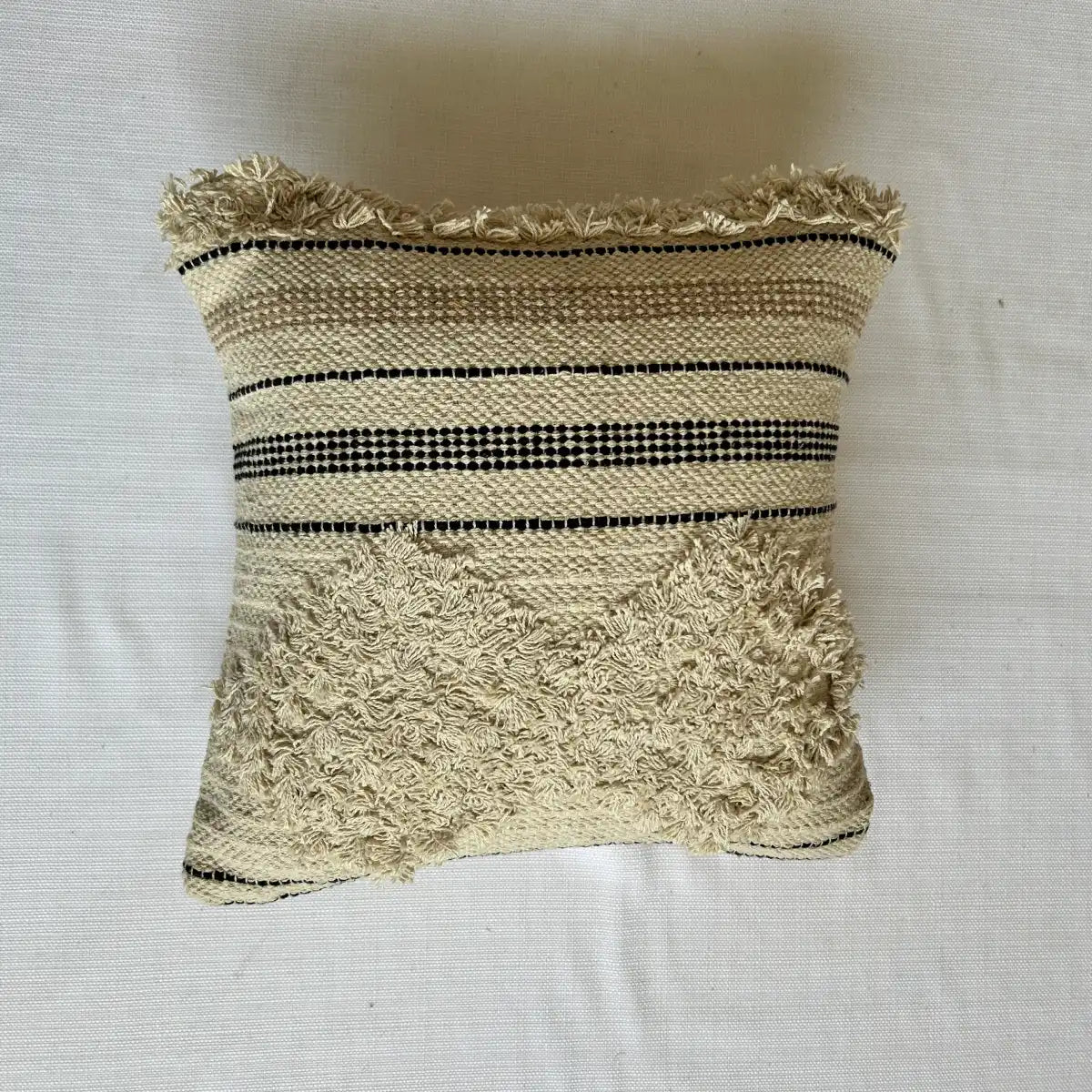 Boho Chic: 16x16 Cotton Cushion Cover | Export House