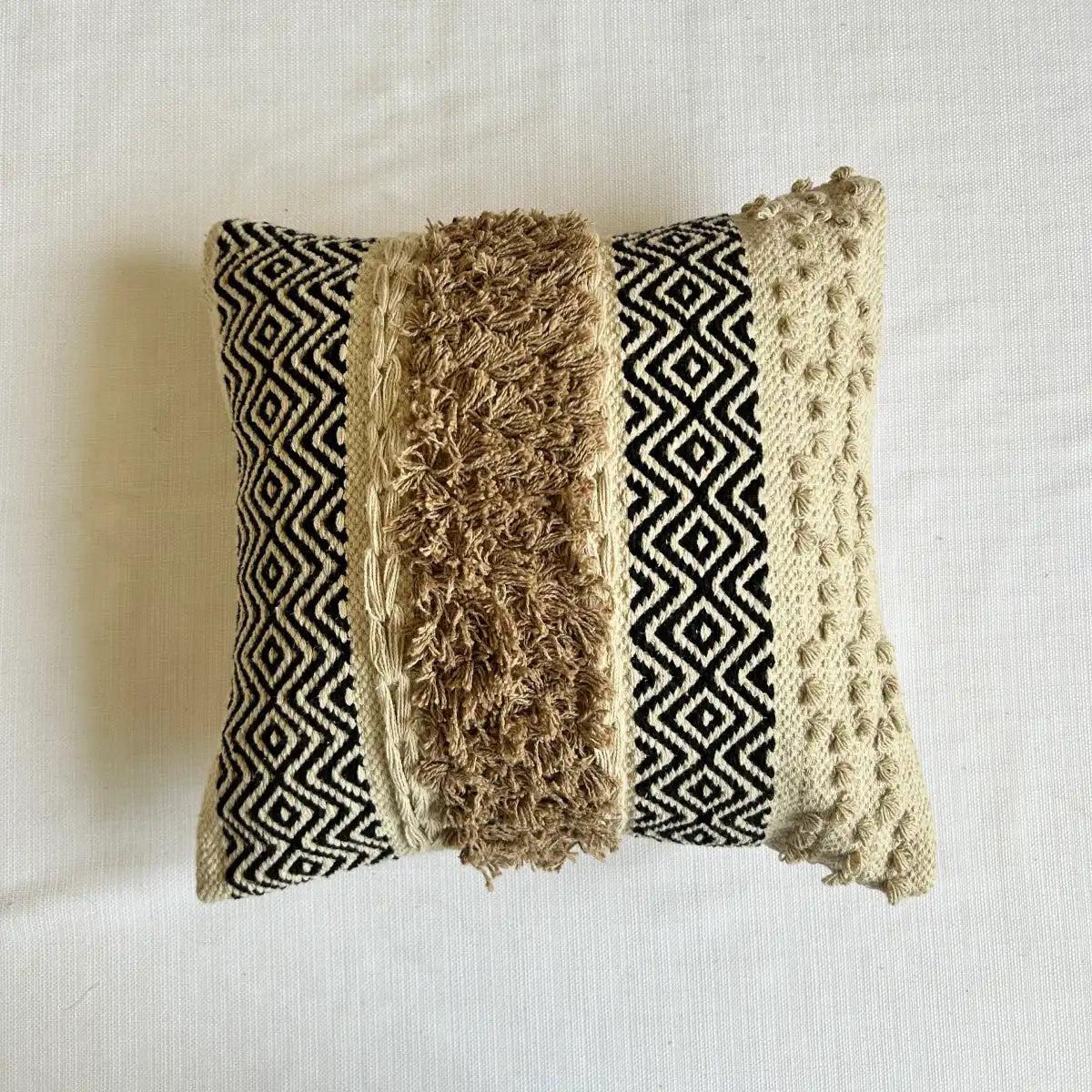 Upgrade Your Space with a 16x16 Inch Cotton Boho Cushion Cover