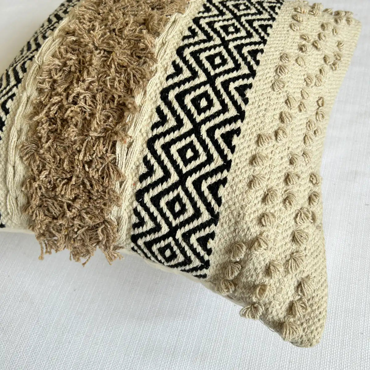 Upgrade Your Space with a 16x16 Inch Cotton Boho Cushion Cover