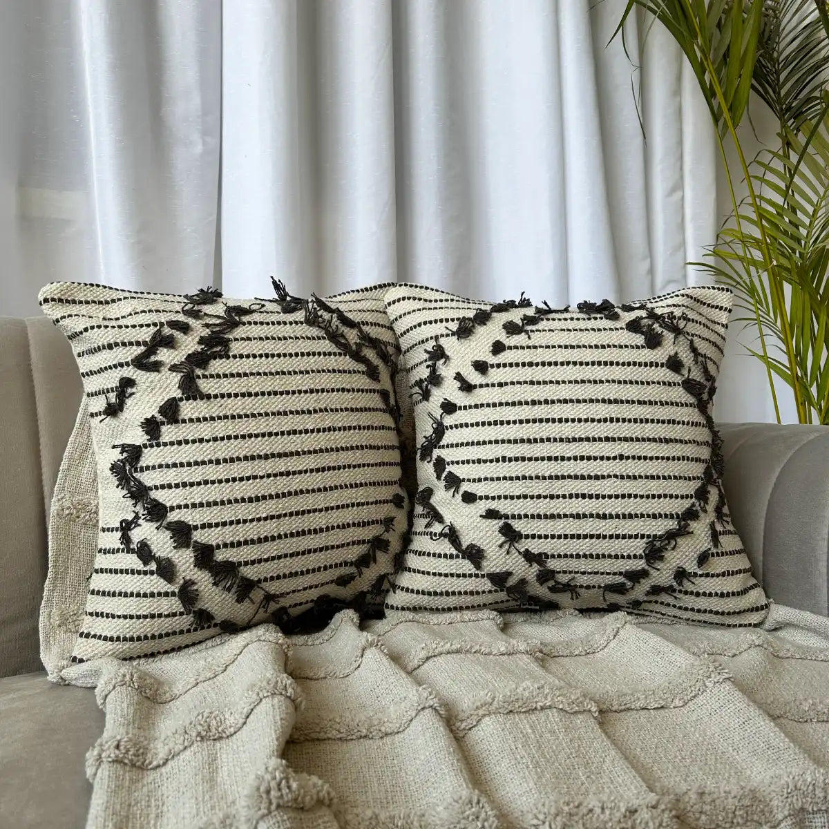 16x16 Inch Cotton Cushion Cover: Add Comfort and Style to Your Space | Export House