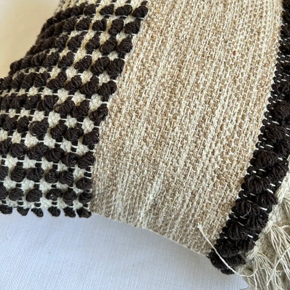 Contrast Weave - Premium Cushion Cover