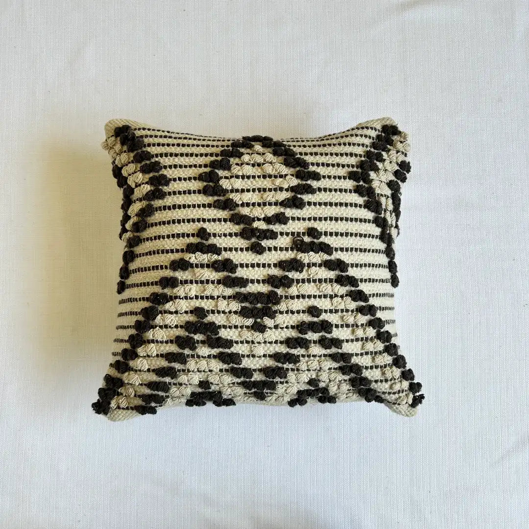 Cocoa Cream knot - Premium Cushion Cover