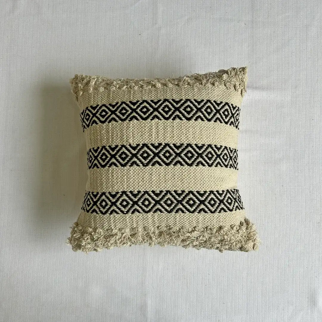 Export House: Elevate Your Décor with Boho Vibes - 16x16 Inch Cotton Cushion Cover