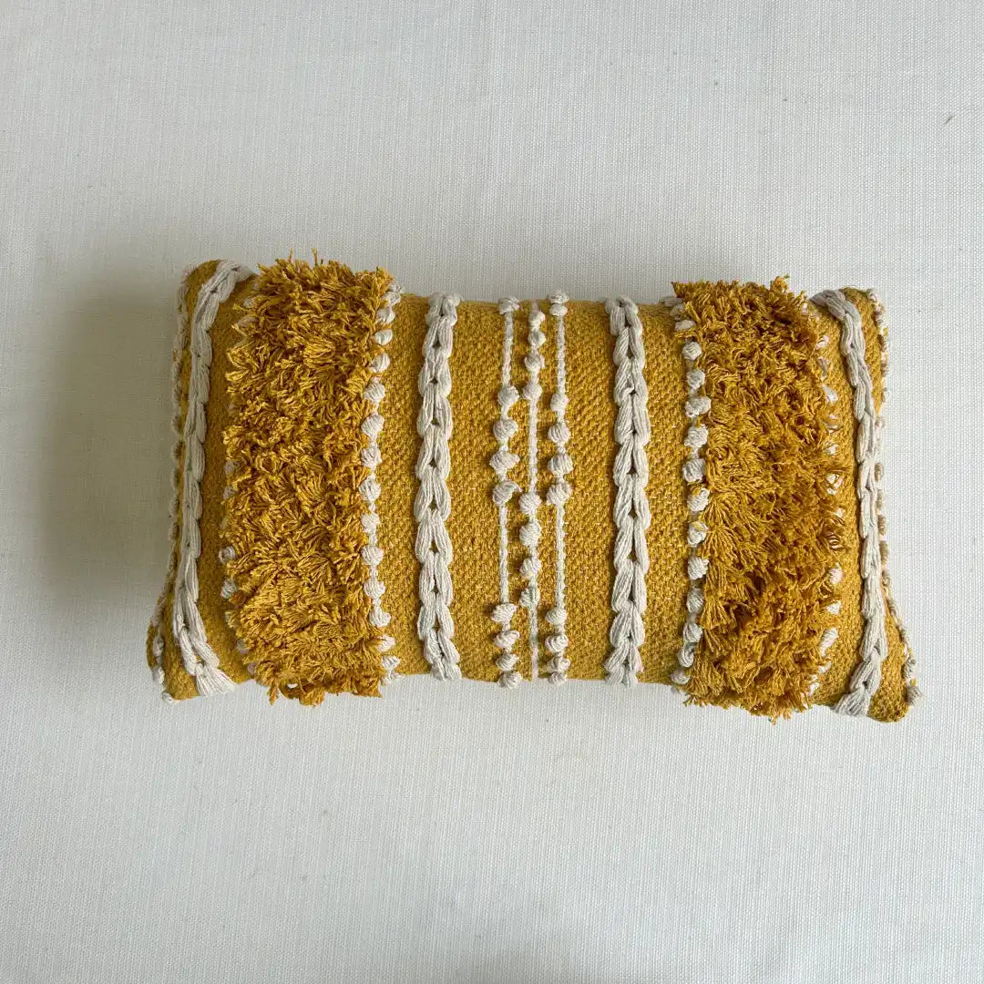 Mustard braided weave - Premium Lumbar Cover