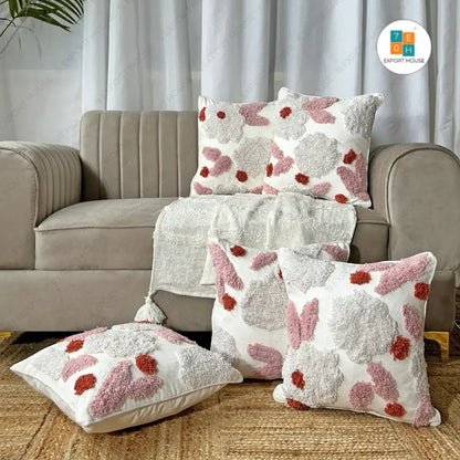 Blush petal bloom - Premium Cushion Cover