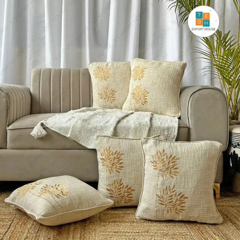 Golden twins - Premium Cushion Cover