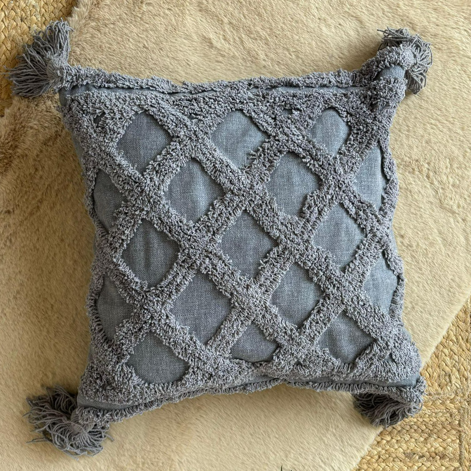 Tufted Cushion Cover