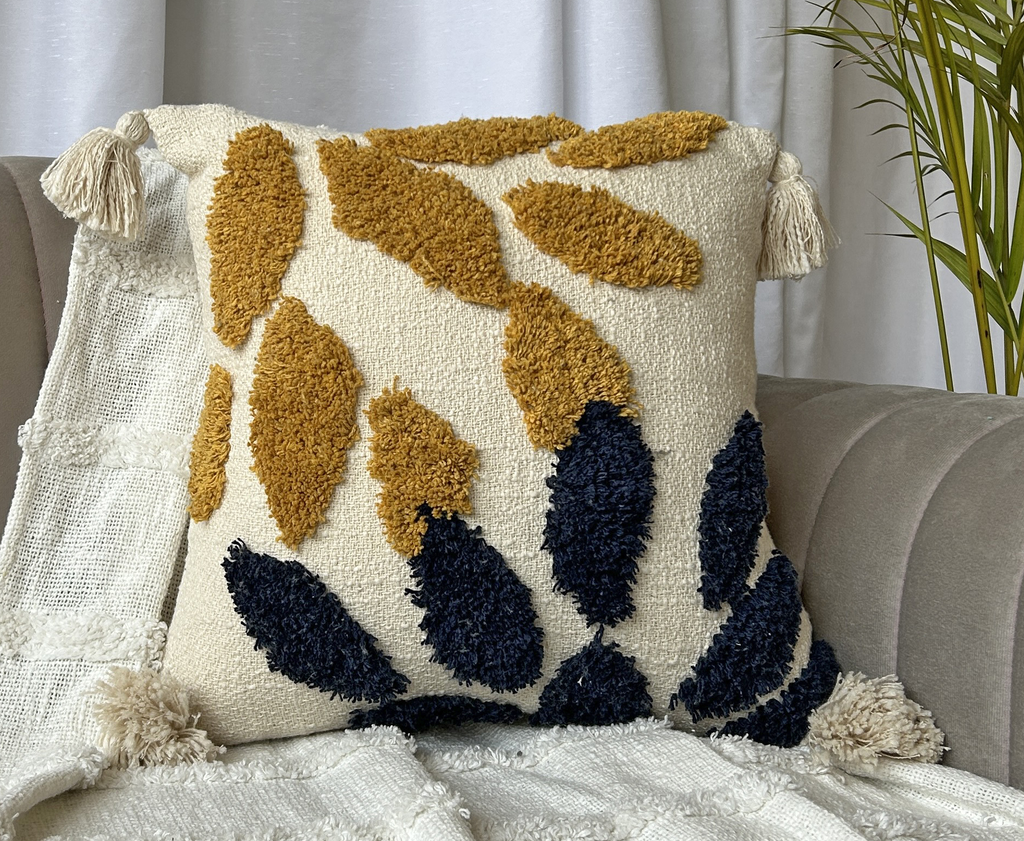 Sunset symphony - Tufted Premium Cushion Cover