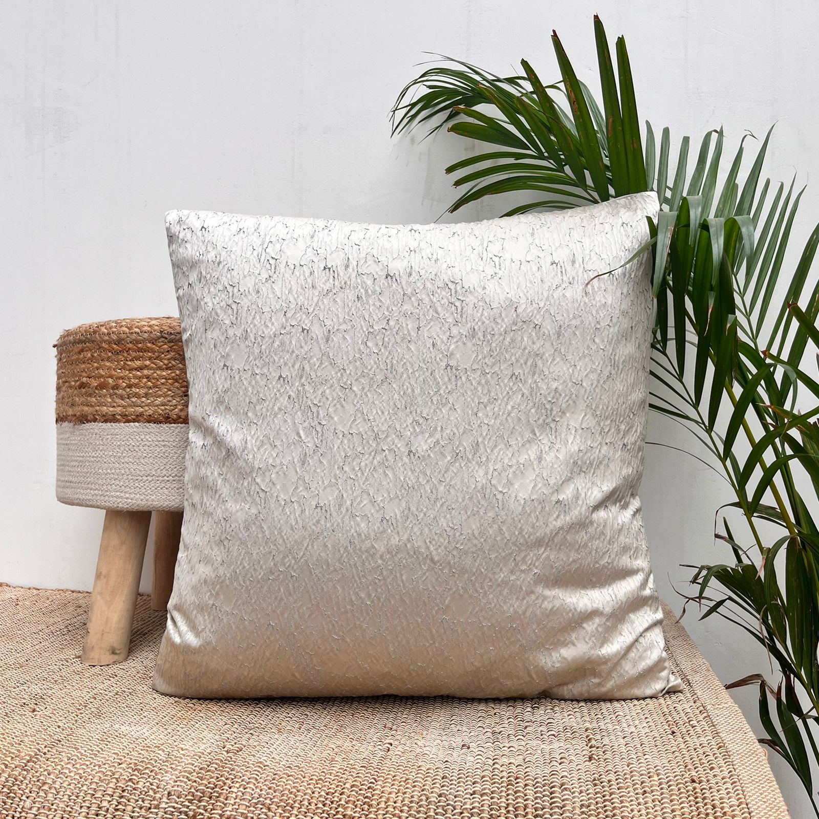 Export House Polyester Plain Cushion Cover -  Size:60cm X 60cm (24" X 24")