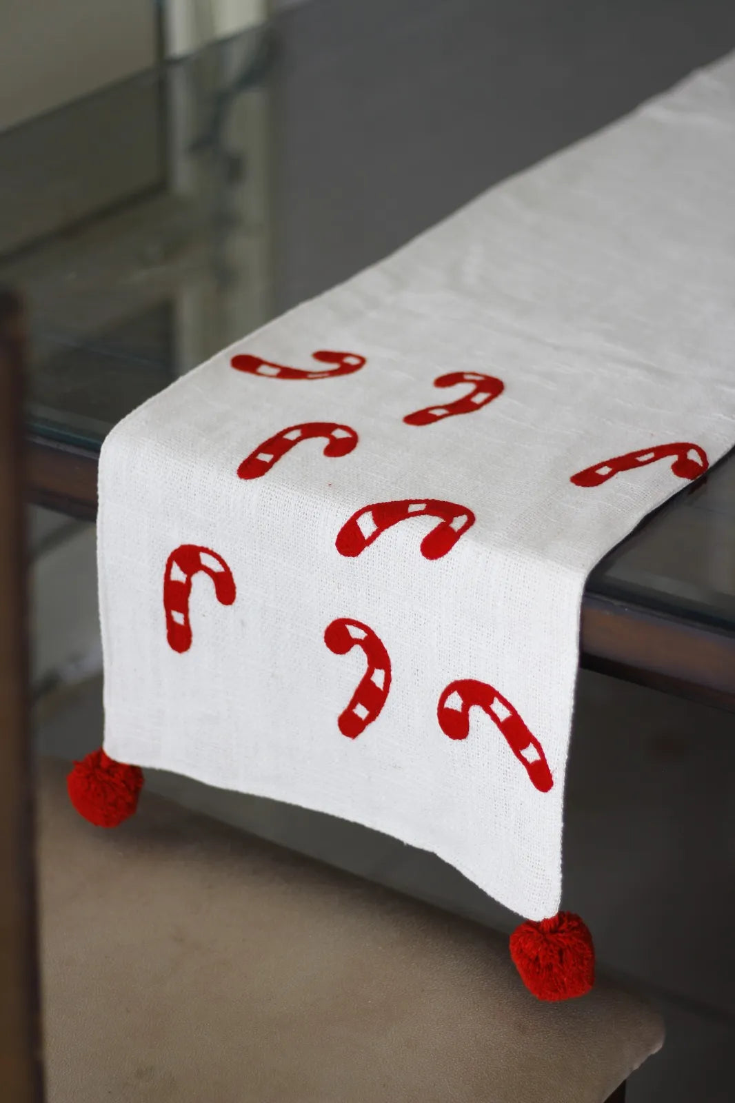 Christmas Themed Cotton Printed Table Runner