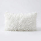 Snow Cloud Faux Fur Cushion Cover â€“ White