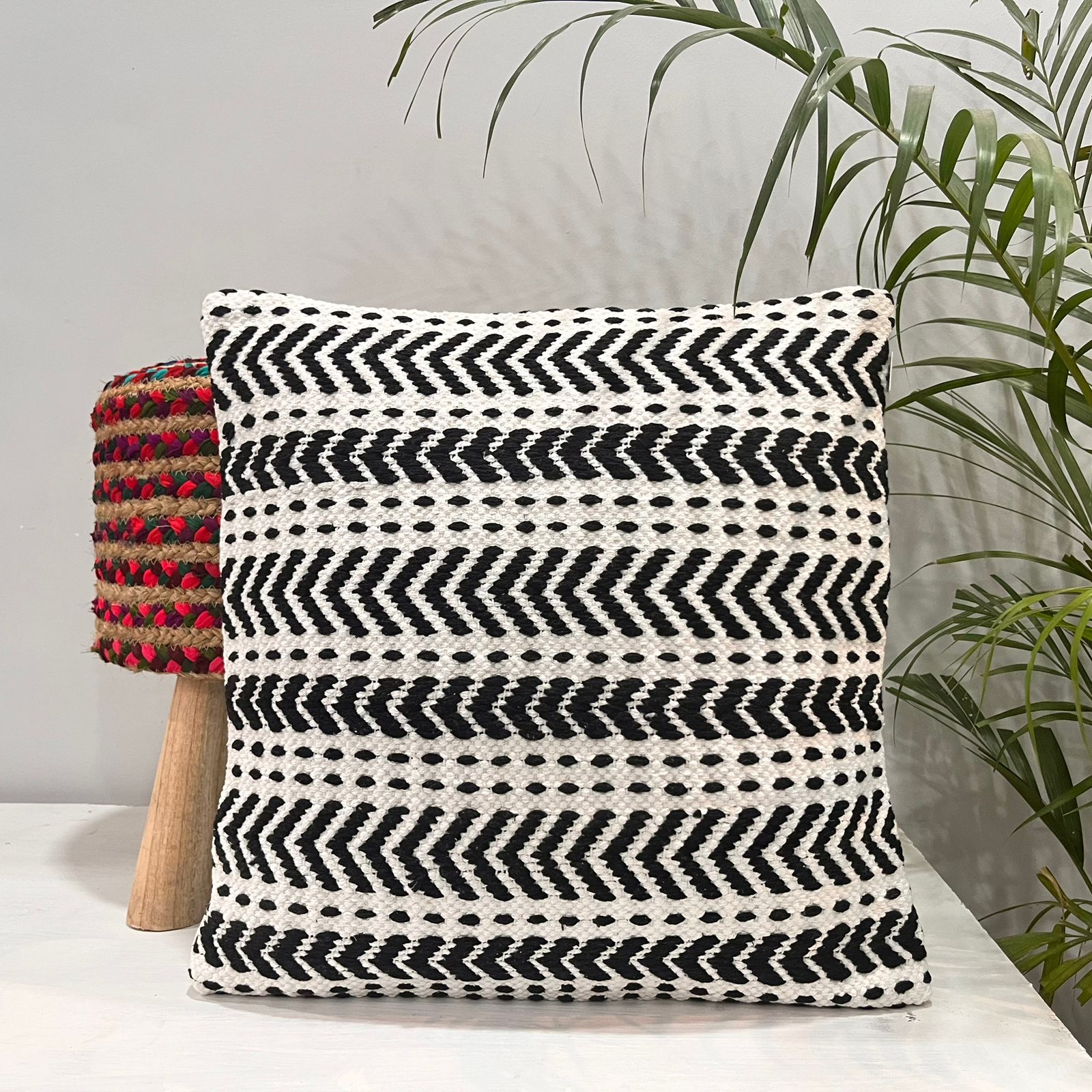 Surplus Cushion Cover Size: 45cm x 45cm (18" x 18") Material: Cotton in just Rs. 350.00, (Cushion Cover by Export House )