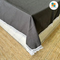 Cotton Plain Plain Dining Sheet, Size:152cm x 228cm (60" x 90")