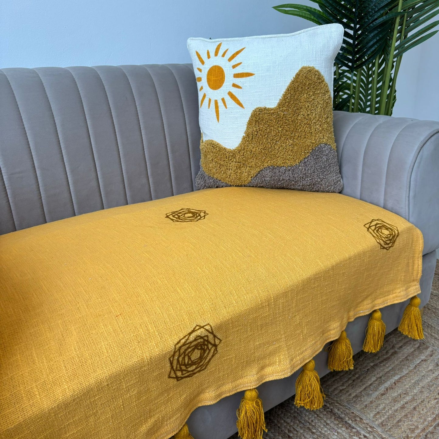 Slub Cotton Premium Sofa Cover