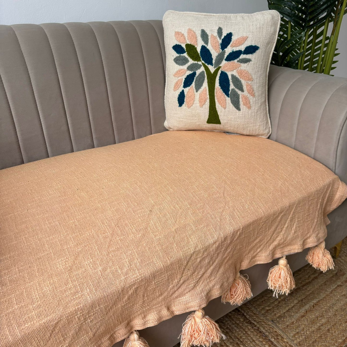 Slub Cotton Premium Sofa Cover