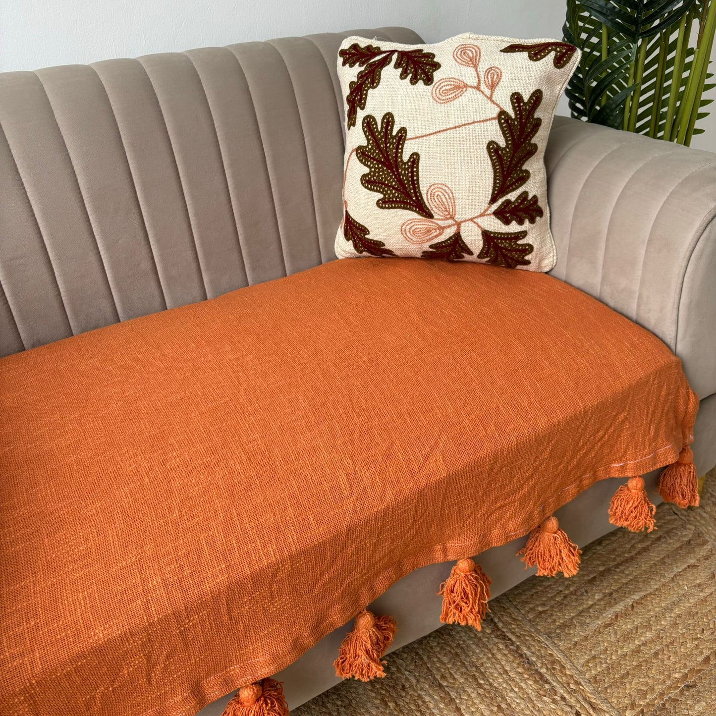 Slub Cotton Premium Sofa Cover