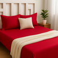 Plain Cotton Bedsheet with 300 Thread count