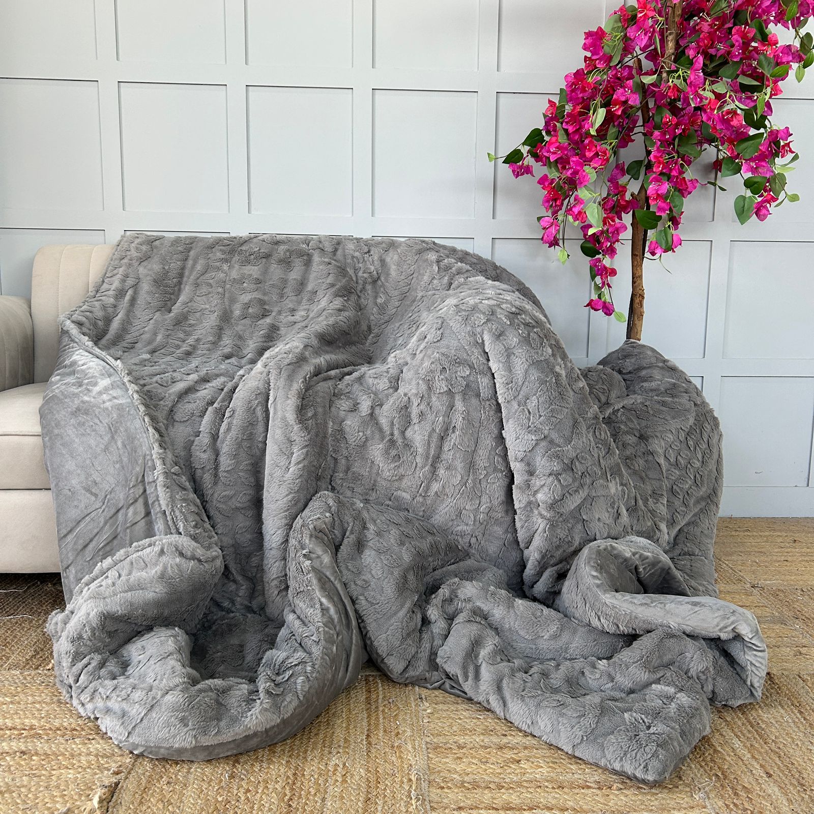 Velvet Chevron Printed Quilt – Available in Single & Double Bed | Export House