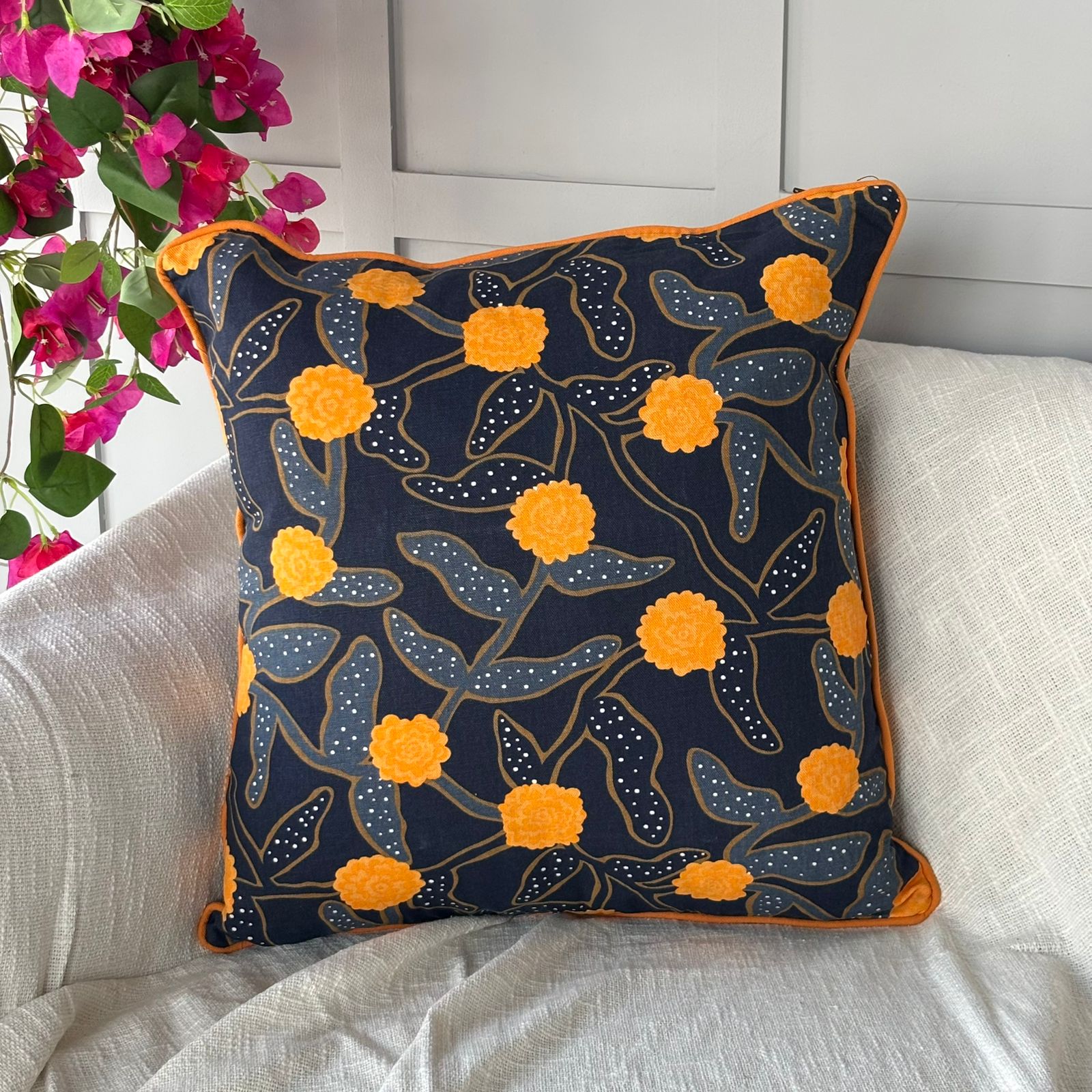 Embroidered Cushion Cover