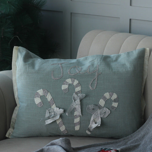 Embroidered CHRISTMAS LUMBAR COVERS