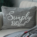 Embroidered CHRISTMAS LUMBAR COVERS