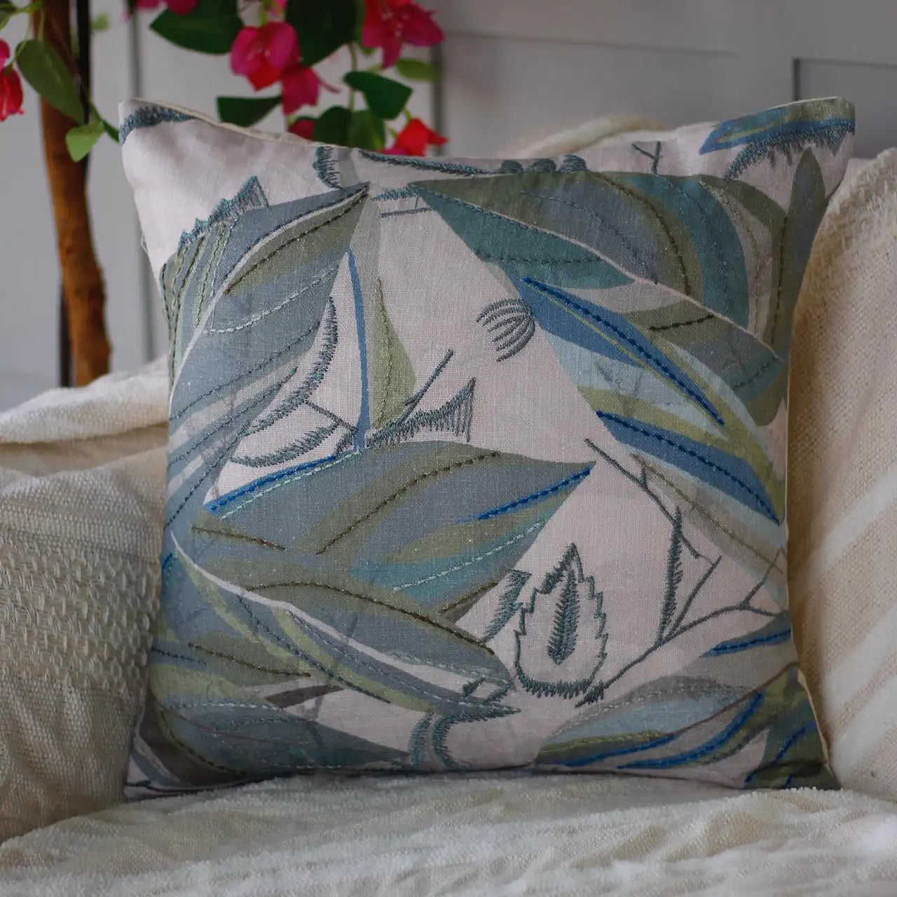 Embroidered Cushion Cover
