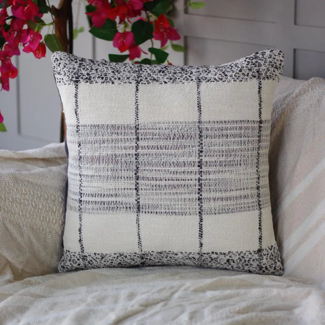 Embroidered Cushion Cover