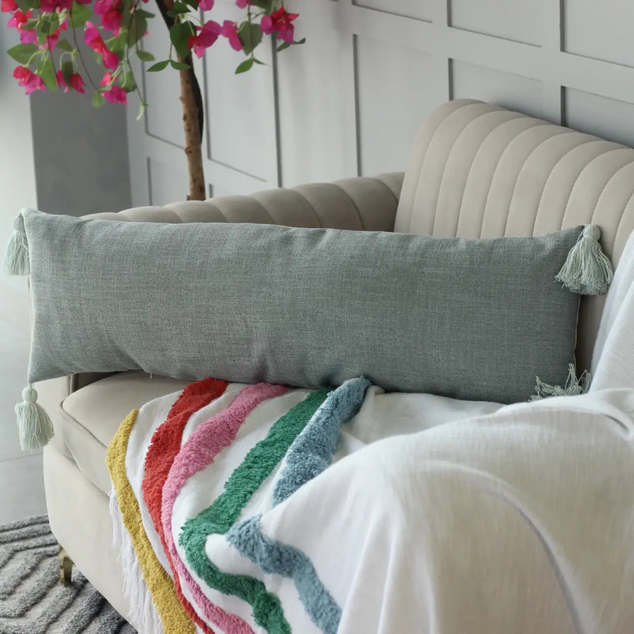 Jacquard Lumbar Cover