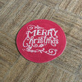 Merry Christmas Swirl Placemat â€“ 15 Inches