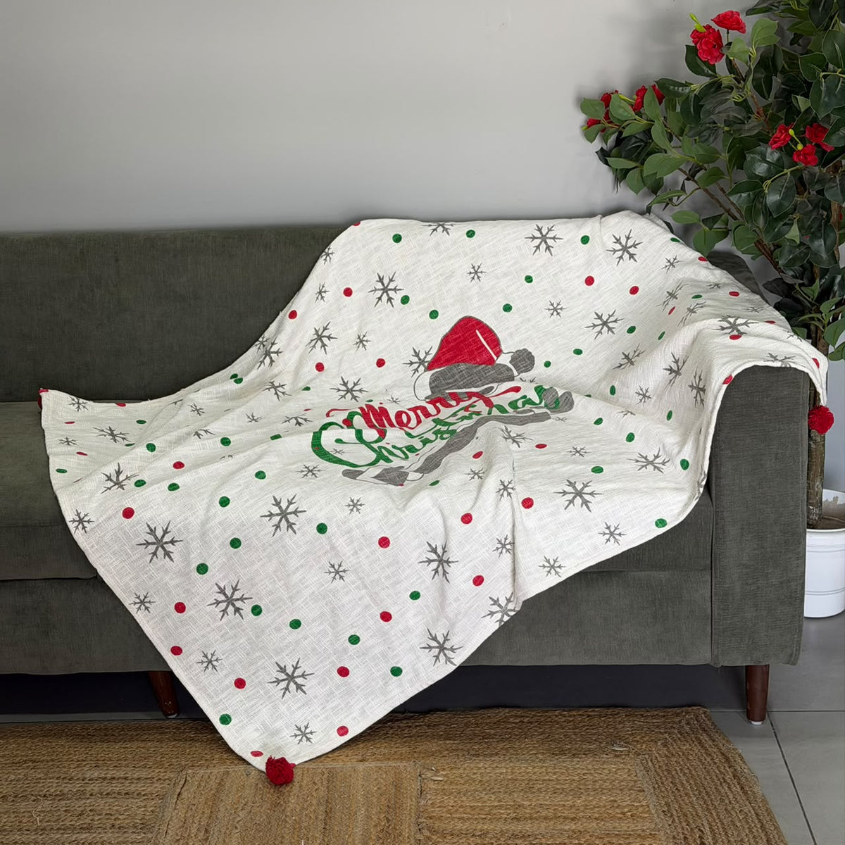 Christmas Sofa Throw