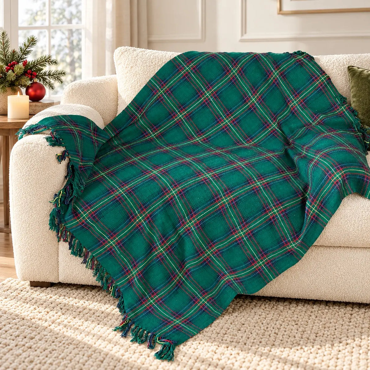 Christmas Sofa Throw
