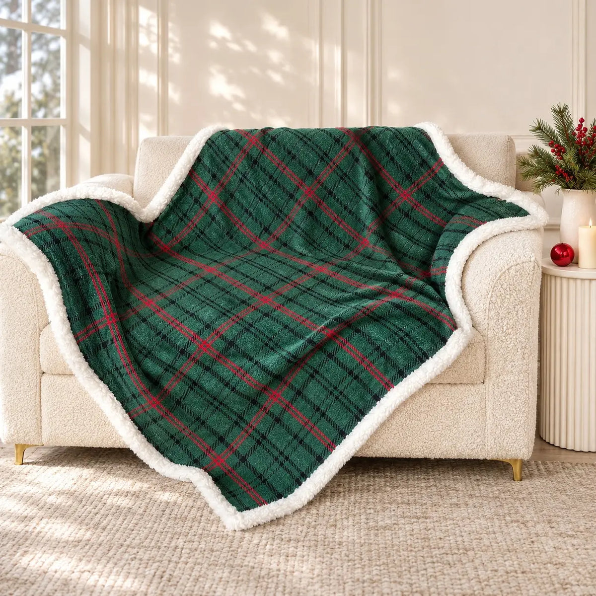 Christmas Sofa Throw