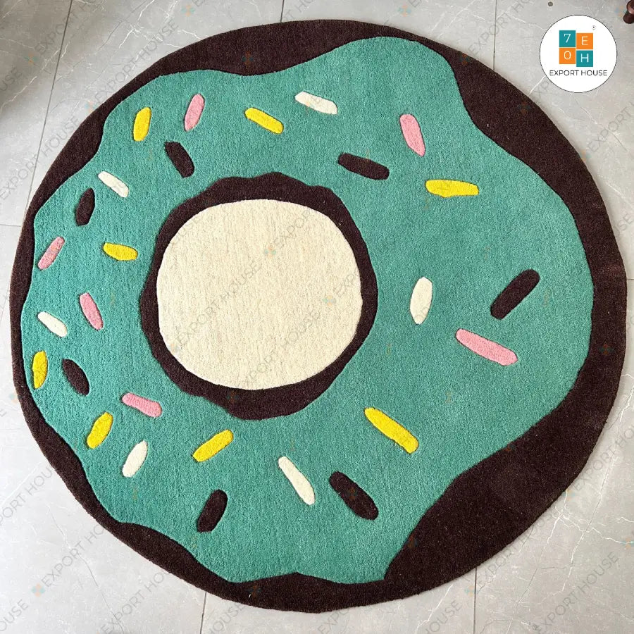 Donut Round Kids Carpet