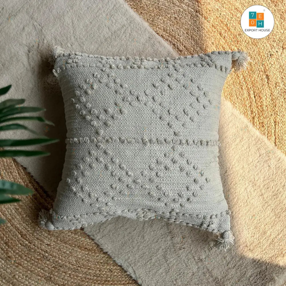 Export House Cotton Boho Cushion Cover -  Size:50cm X 50cm (20" X 20")