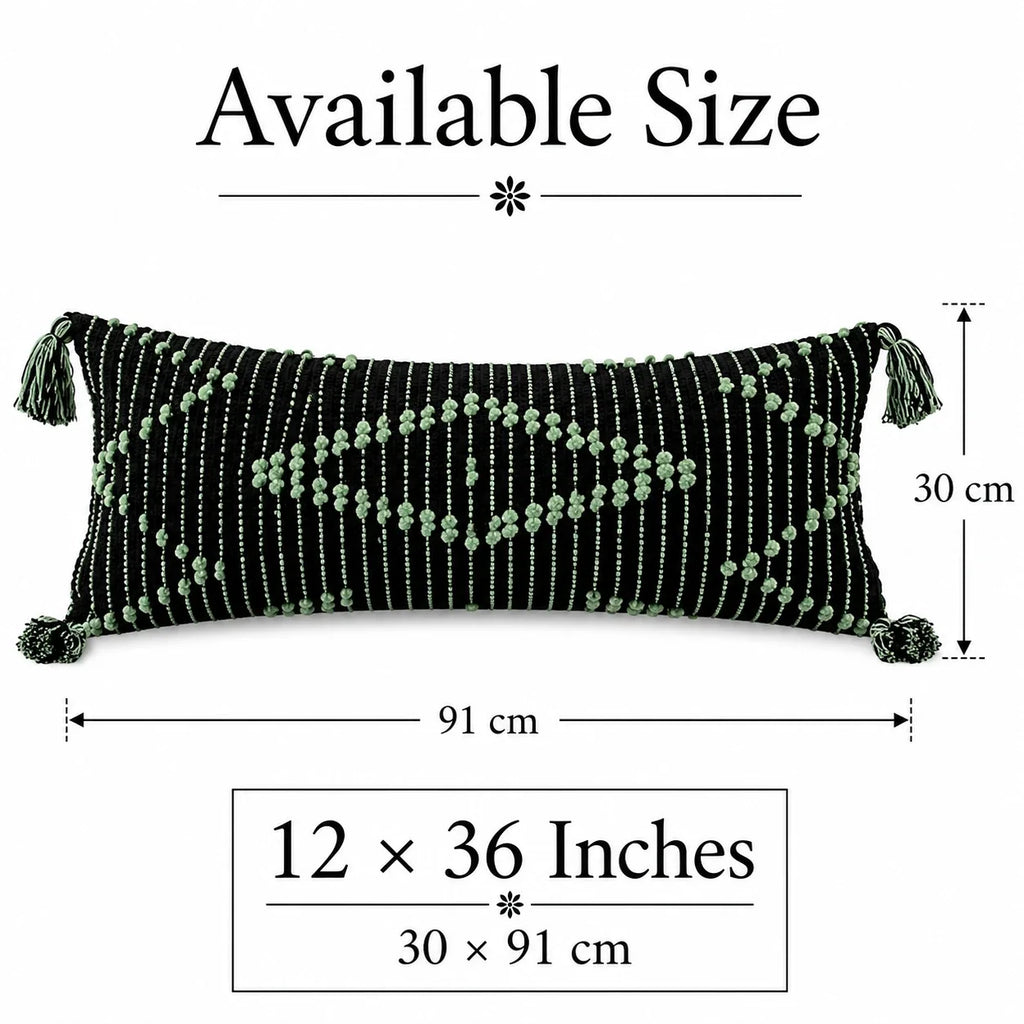 Unique Home Decor in Perfect Dimensions (30cm x 91cm) 12 x 36 Cotton Boho Lumbar Covers