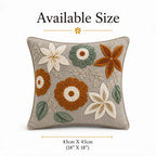 Auraloom Floral Cushion Cover