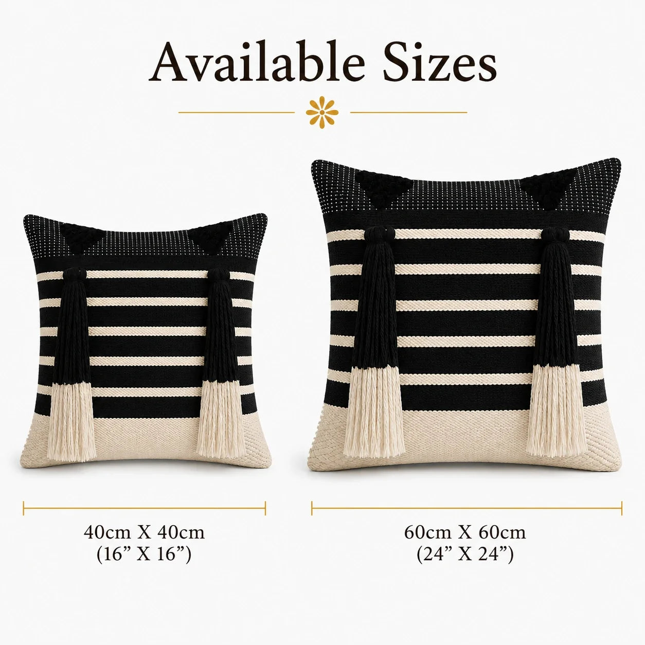 Midnight fringe - Premium Cushion Covers