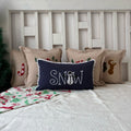 Cotton Embroidered Cushion Cover, 40cm X 40cm (16" X 16")