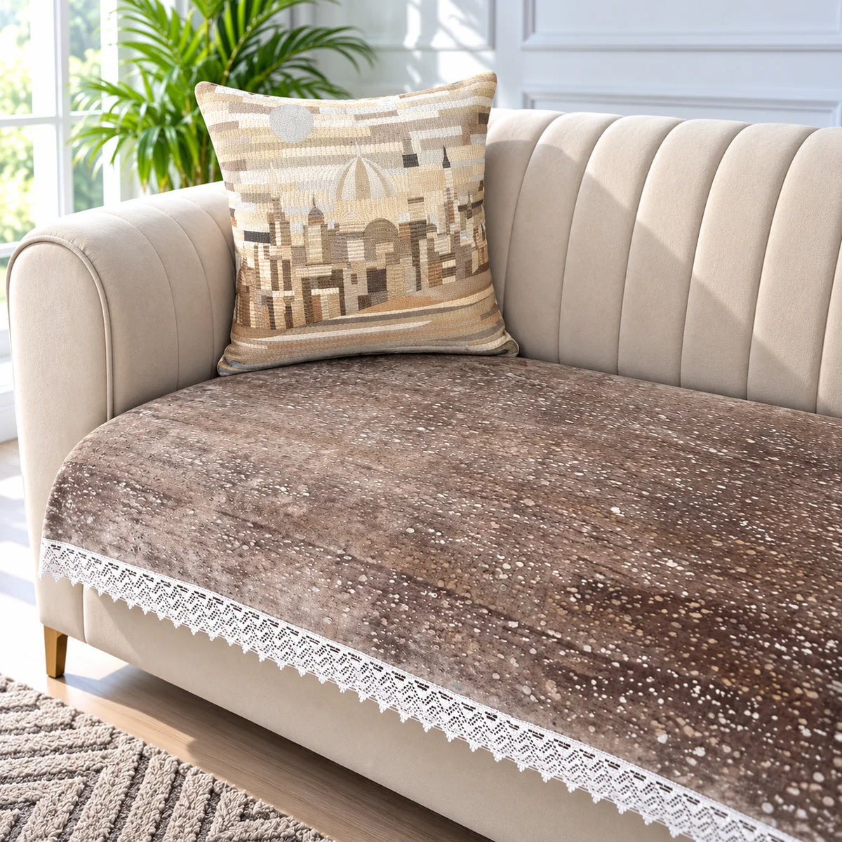Anti Skid Jacquard Premium Sofa Cover