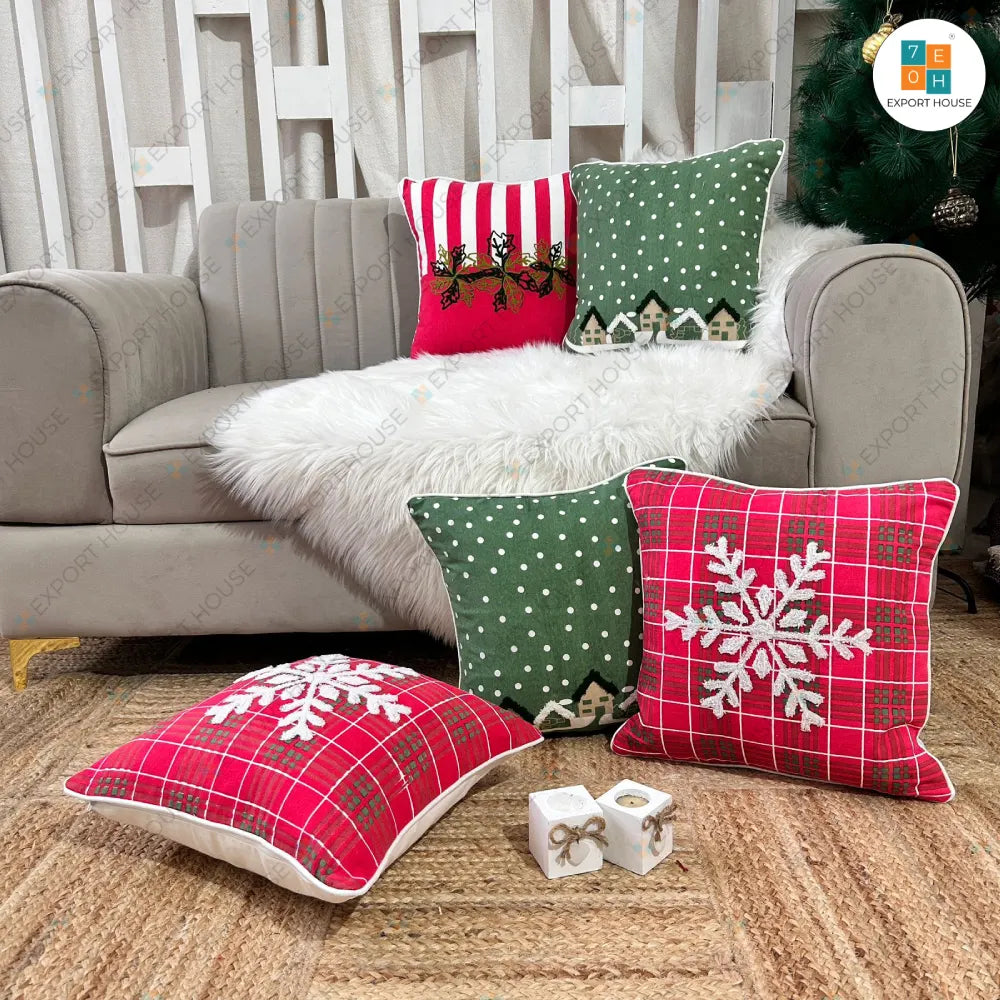 Christmas Cushion cover - Set of 5