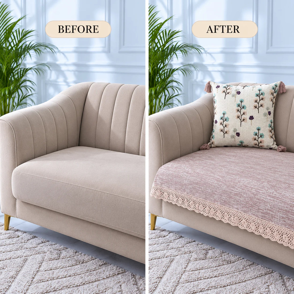 Anti Skid Jacquard Premium Sofa Cover