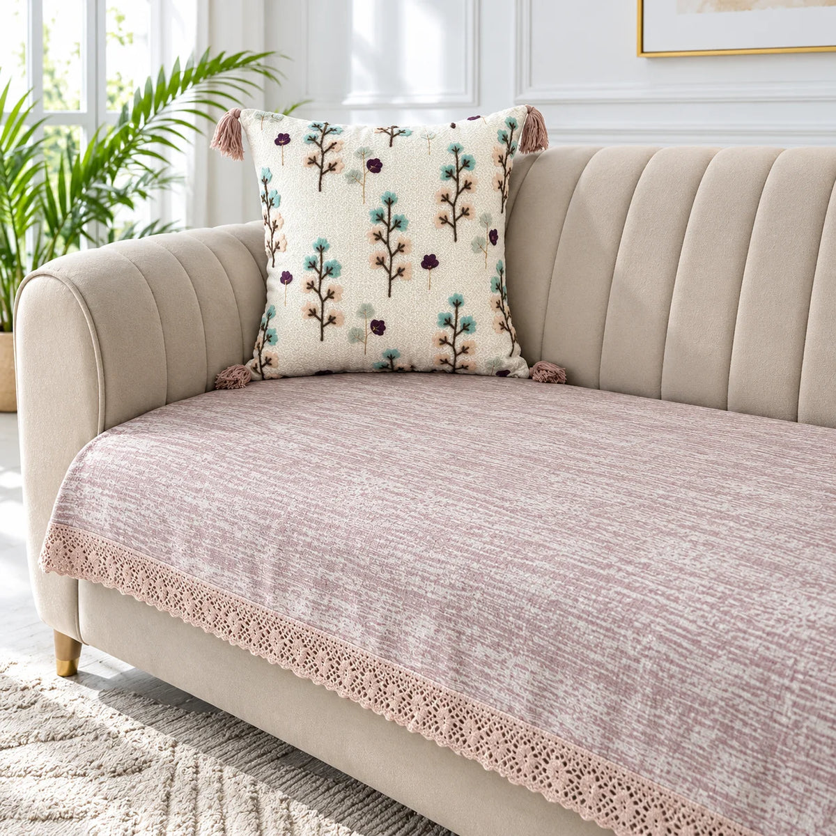 Anti Skid Jacquard Premium Sofa Cover