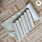Cotton Plain Table Runner with Mats, Size:30cm x 182cm (12" x 72")