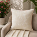 Blush Outline Textured Cushion Cover