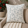 Willow Sprig Floral Cushion Cover – Blue & Ivory