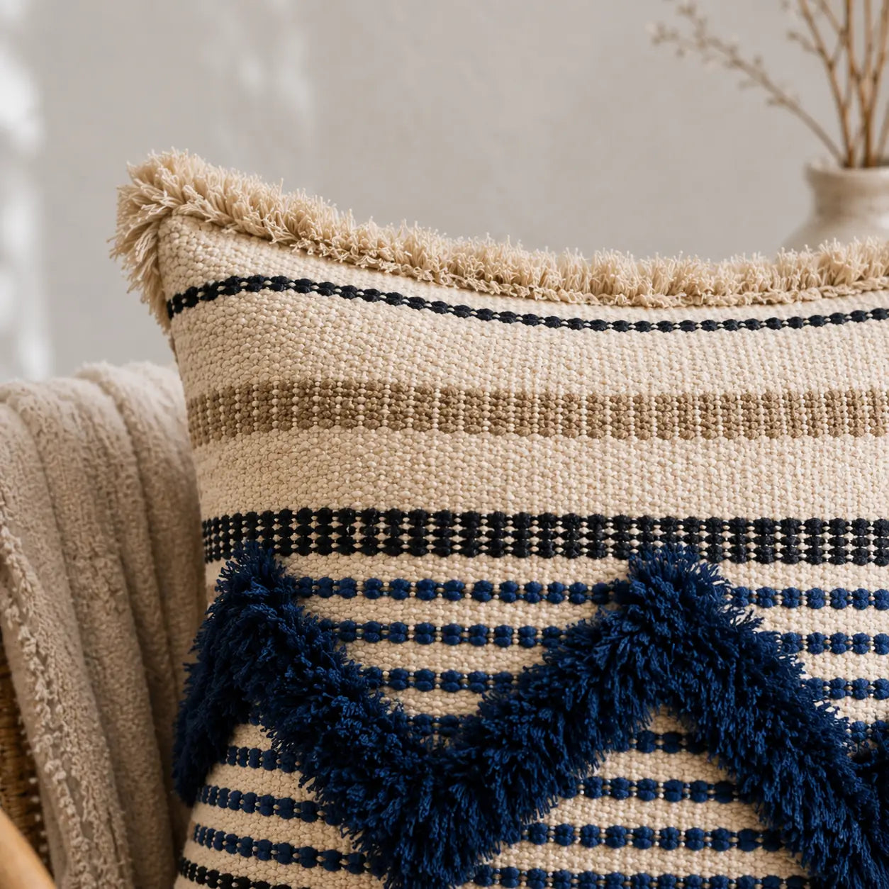 Boho Wave - Premium Cushion Cover