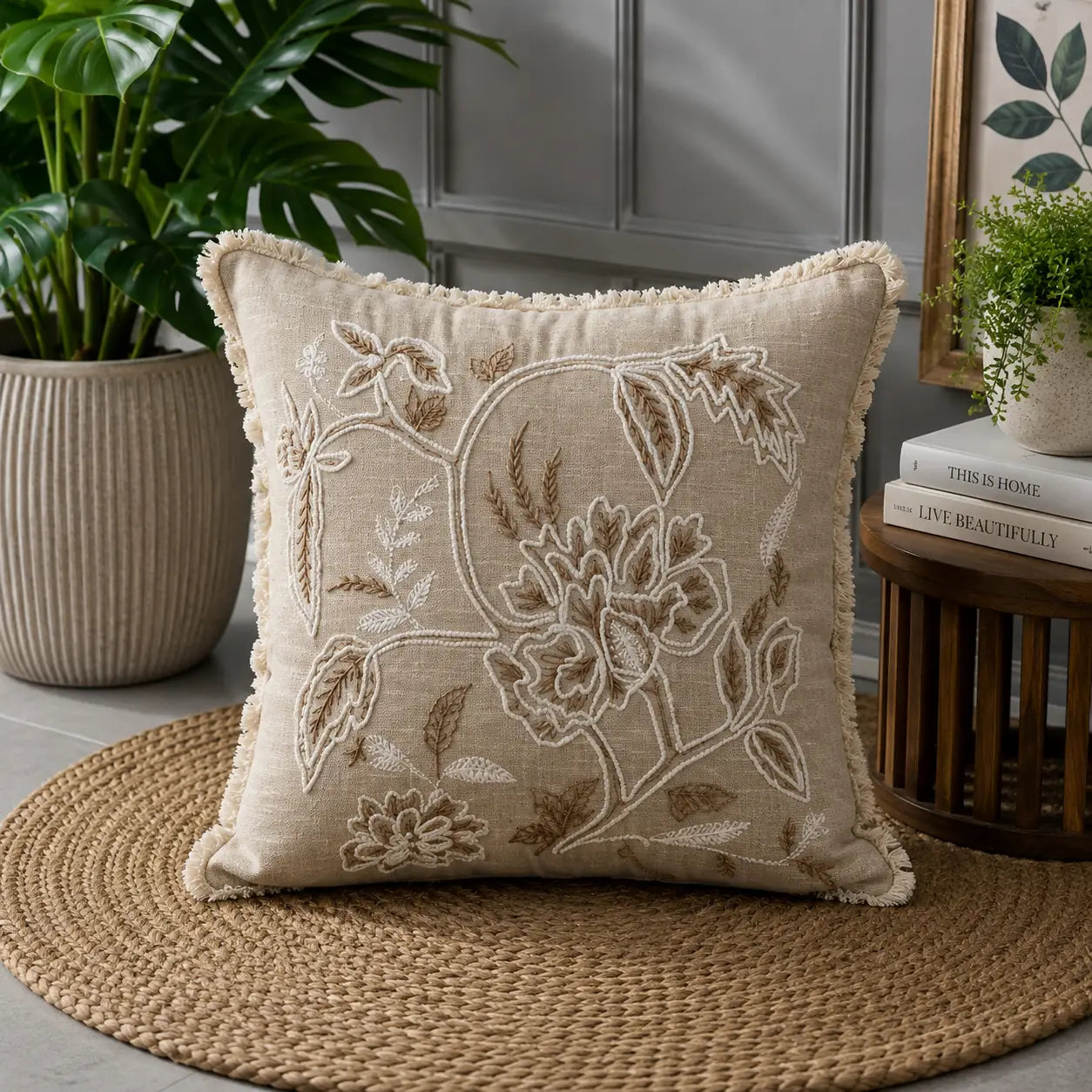 Earthy Luxe Premium Cushion Cover