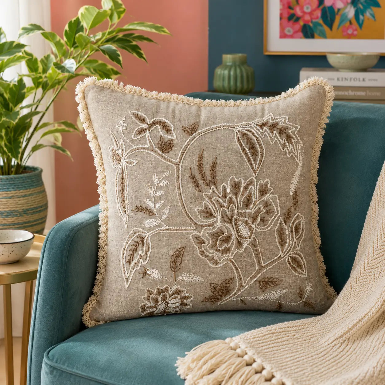 Earthy Luxe Premium Cushion Cover