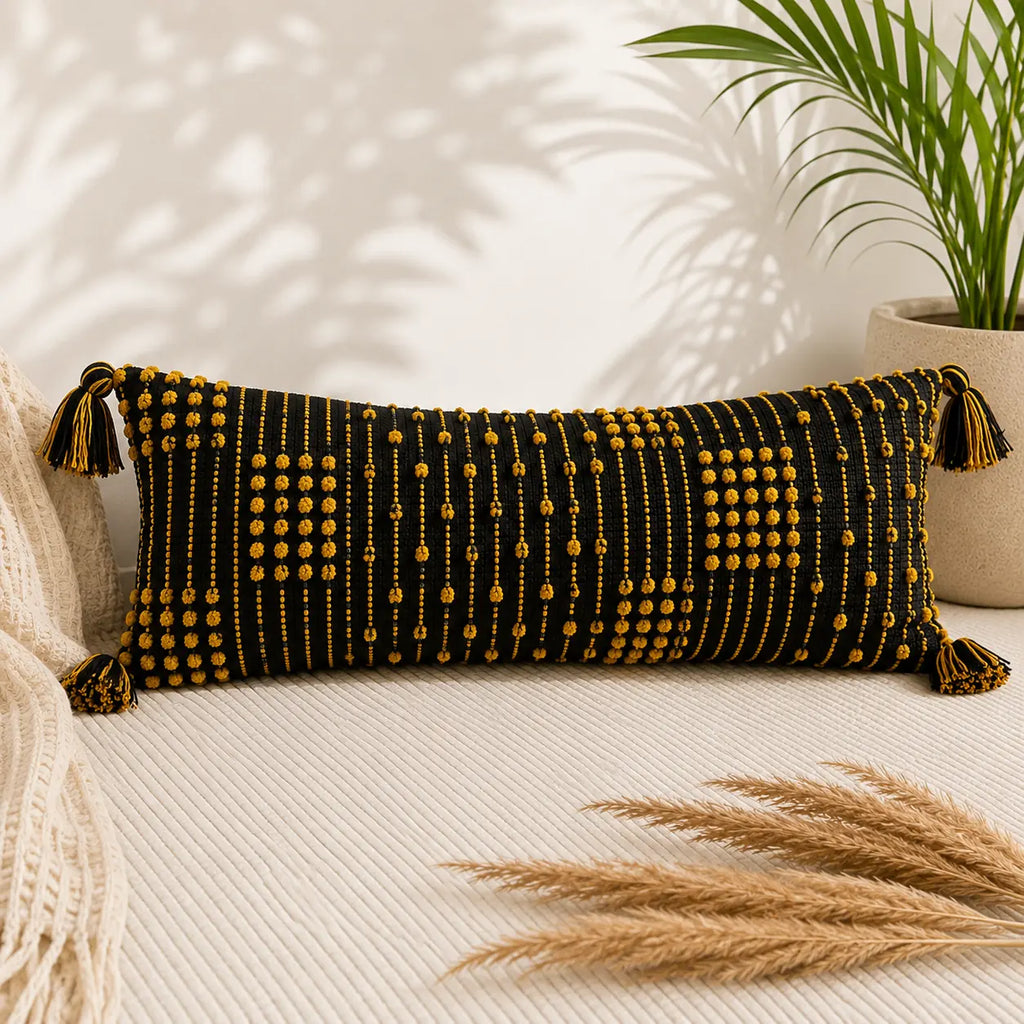 Designer Lumbar Cushion Cover 12x36 | Buy Cushions Online